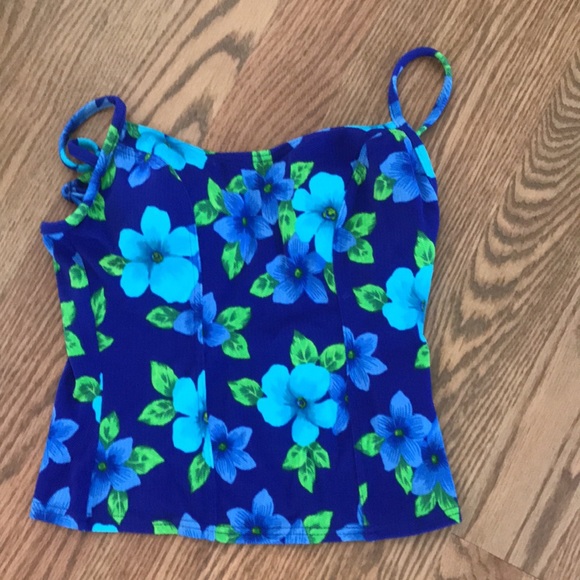 80s vintage hi-waist tankini - Picture 2 of 11
